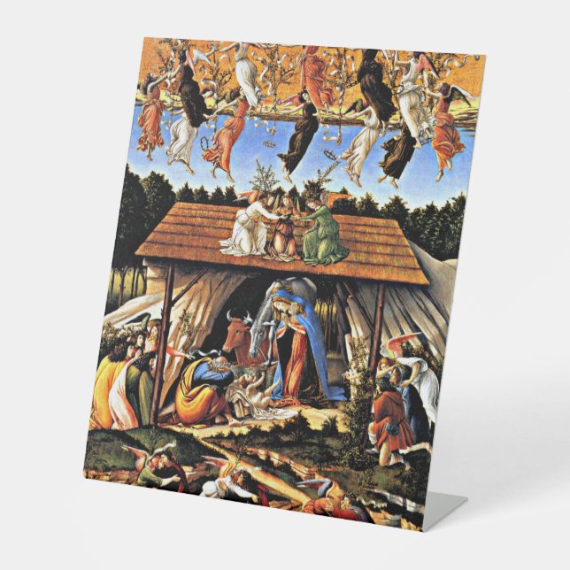 Botticelli - Die mystische Krippe Sockelschild (Vorderseite)