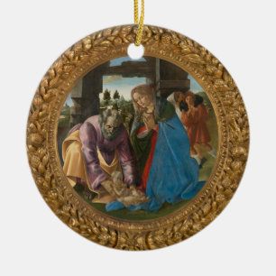 Botticelli Geburt Christi Jungfrau Maria Kind Heil Keramik Ornament