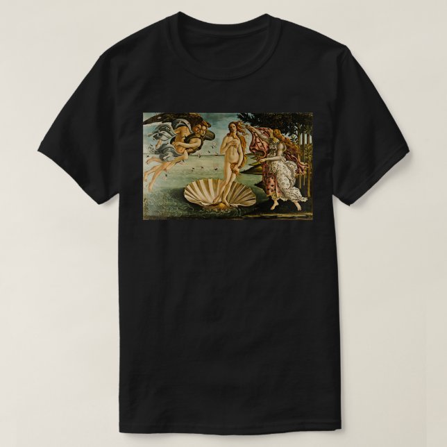 Botticelli Geburt der Venus 1483 1485 T-Shirt (Design vorne)
