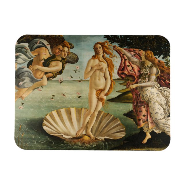 Botticelli La naissance de Vénus Magnet (Horizontal)