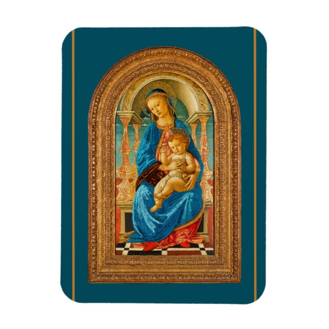 Botticelli Madonna and Child Magnet (Vertikal)
