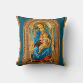 Botticelli Madonna and Child throw pilzes Kissen