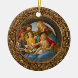 Botticelli Madonna Magnificat Kind 3 Sterne Keramik Ornament