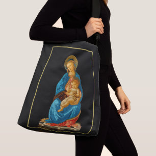 Botticelli Madonna und Kind begeistert Tragetaschen Mit Langen Trägern