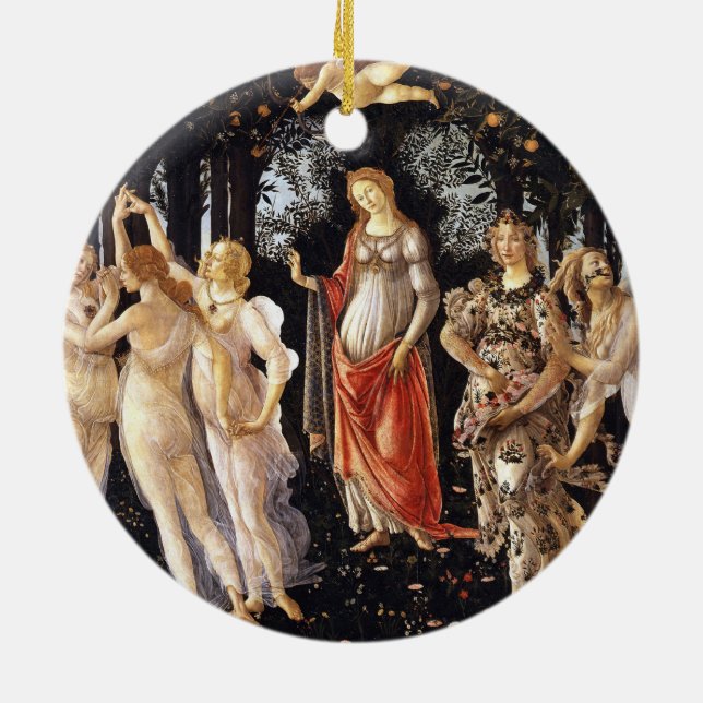 BOTTICELLI -Primavera 1482 Keramikornament (Hinten)