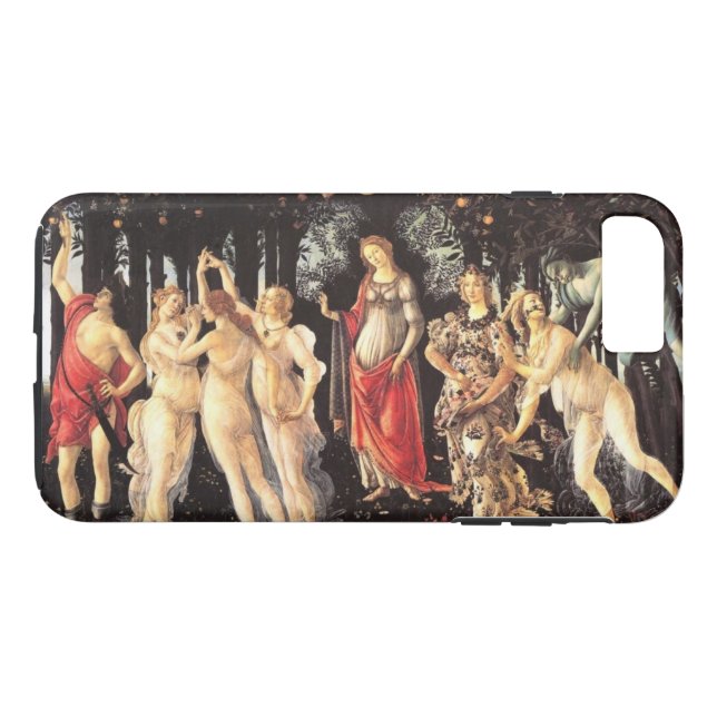 Botticelli Primavera/Allegory of Spring Case-Mate iPhone Hülle (Rückseite (Horizontal))