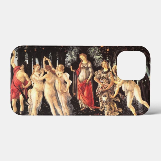 Botticelli Primavera/Allegory of Spring Case-Mate iPhone Hülle (Rückseite (Horizontal))