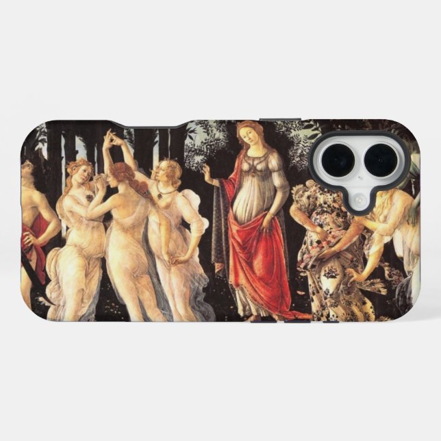 Botticelli Primavera/Allegory of Spring iPhone 16 Plus Hülle (Rückseite (Horizontal))
