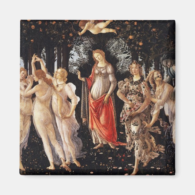 Botticelli Primavera Magnet (Vorne)