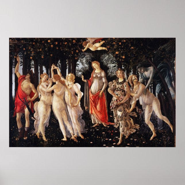 Botticelli Primavera Poster (Vorne)