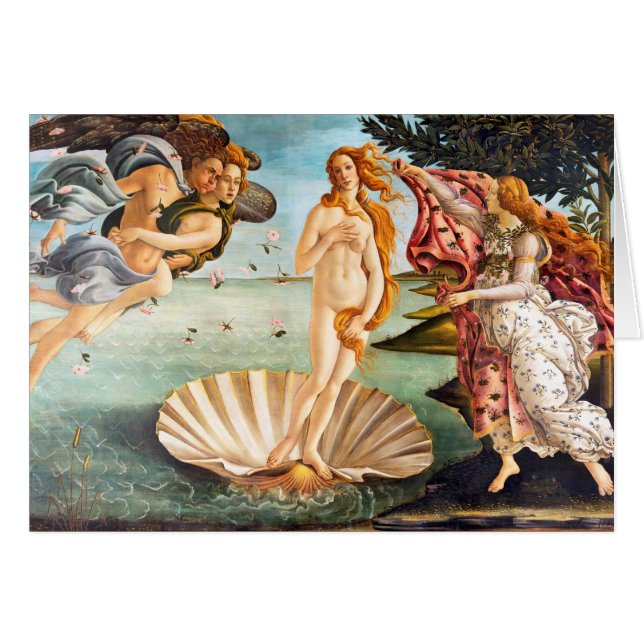 Botticelli restauré et recoloré Naissance de Vénus (Devant horizontal)