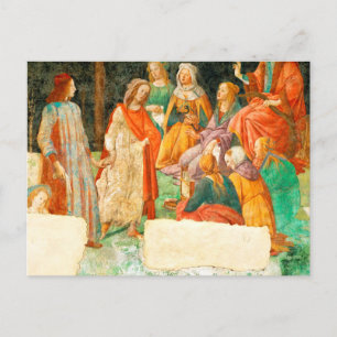 Botticelli "Sieben Freie Künste" Postkarte