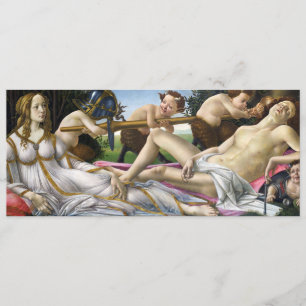 Botticelli Vénus et invitations de Mars