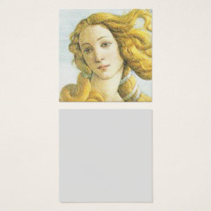 Botticelli Vénus visage et cheveux blonds