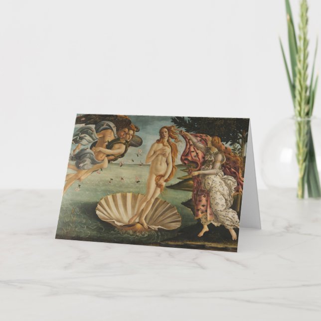 Botticellis die Geburt von Venus Karte (Vorderseite)