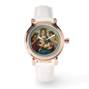 Botticellis Madonna und Kind Armbanduhr