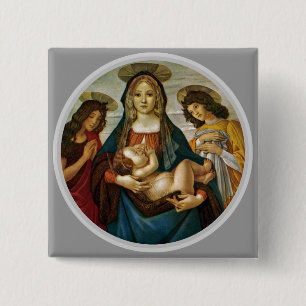 Botticellis Madonna und Kind Button