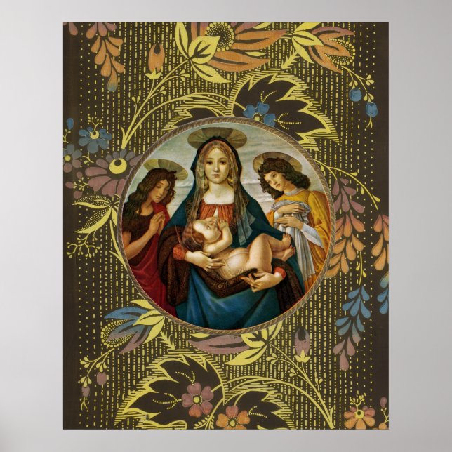 Botticellis Madonna und Kind Poster (Vorne)