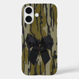 Bottland Camouflage Niedlich Bow Ribbon für Frauen iPhone 16 Hülle