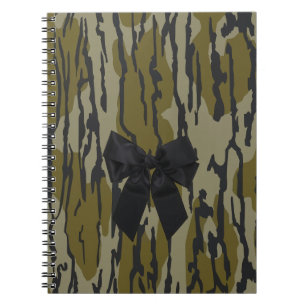 Bottland Camouflage Niedlich Bow Ribbon für Frauen Notizblock