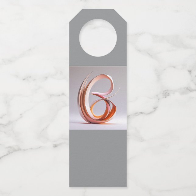 Bottle Tag Flaschenanhänger (Vorderseite)