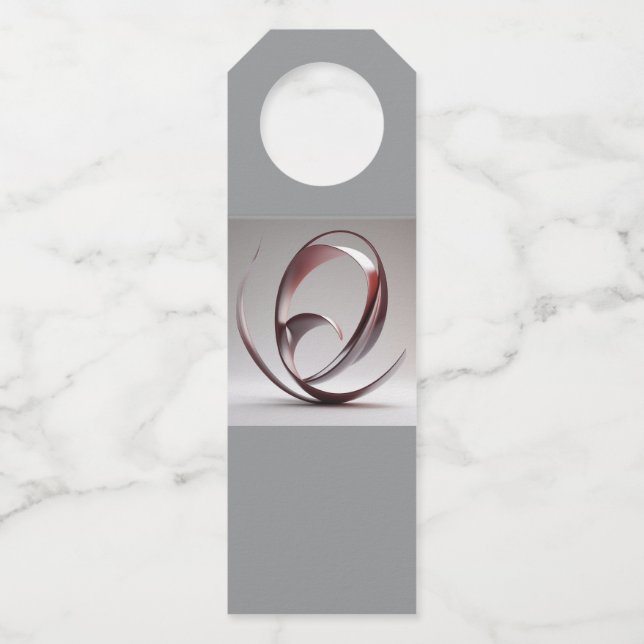 Bottle Tag Flaschenanhänger (Vorderseite)