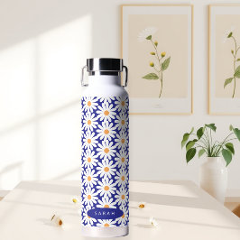 bottle water bottles daisies floral trinkflasche