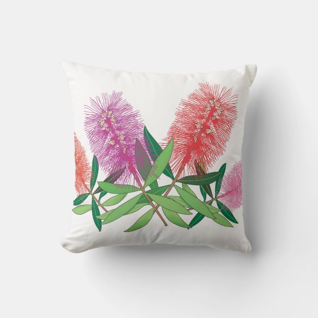 Bottlebrush-Kissen Kissen (Vorderseite)