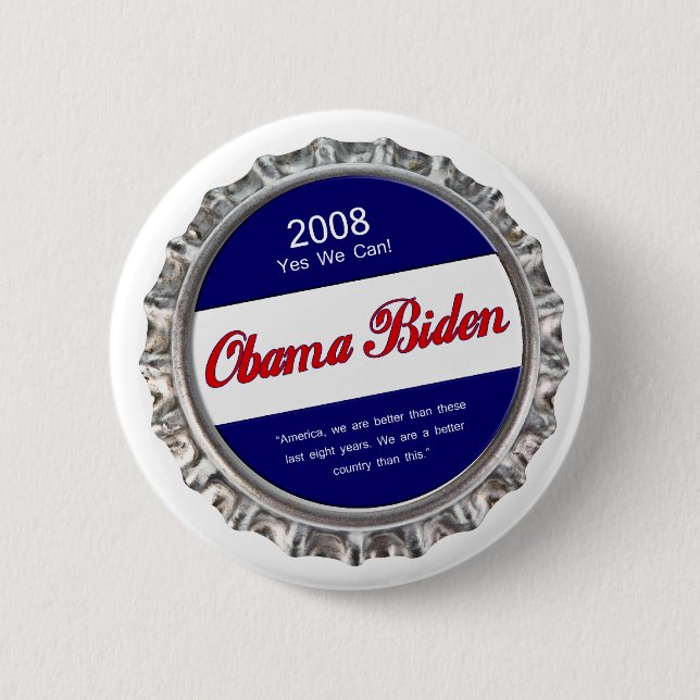 bottlecap Obama biden Button (Vorderseite)