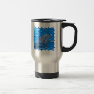 Bottlenose-Delphin-Reise-Tasse Reisebecher