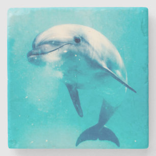 Bottlenosed Delphin Unterwasser Steinuntersetzer