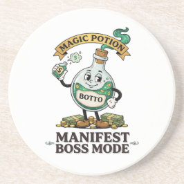 Botto Manifest Boss Modus Retro 1930er Jahre Carto Getränkeuntersetzer