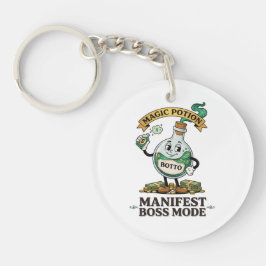 Botto Manifest Boss Modus Retro 1930er Jahre Carto Schlüsselanhänger