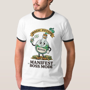 Botto Manifest Boss Modus Retro 1930er Jahre Carto T-Shirt