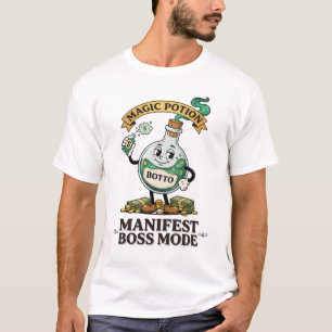 Botto Manifest Boss Modus Retro 1930er Jahre Carto T-Shirt