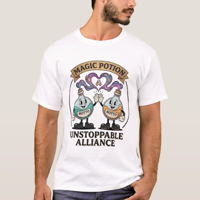 Botto Marke Unstoppable Alliance Retro Magic Potio T-Shirt (Vorderseite)