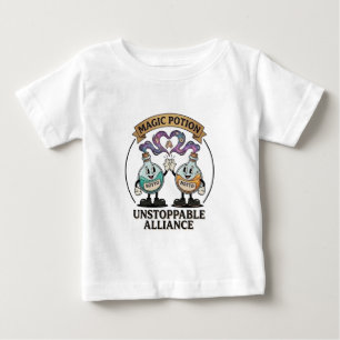 Botto Marke Unstoppable Alliance Retro Magic Trank Baby T-shirt