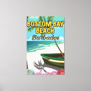 Bottom Bay Beach Barbados Urlaubsposter Leinwanddruck