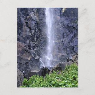 Bottom Bridalveil Falls, Yosemite, CA Postkarte