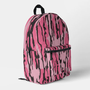 Bottom Lands Camo Rosa für Frauen und Mädchen Bedruckter Rucksack