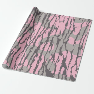 Bottom Lands Camo Rosa für Frauen und Mädchen Geschenkpapier