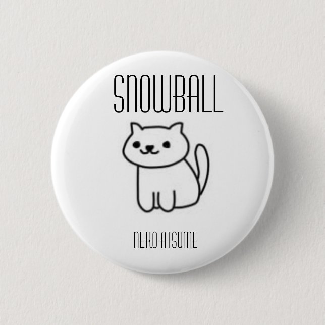 Bottom Neko Atsume Button (Vorderseite)