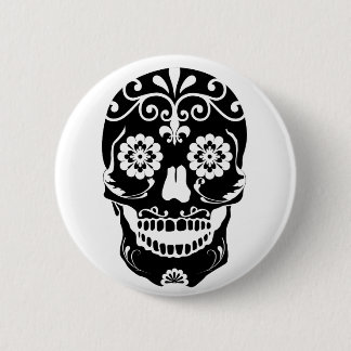 Bottom Sugar Skull Button