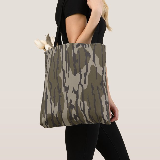 Bottomland-Tarnung Old School Tarnmuster Tasche (Von Nahem)