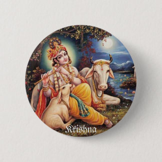 botton Krishna Button