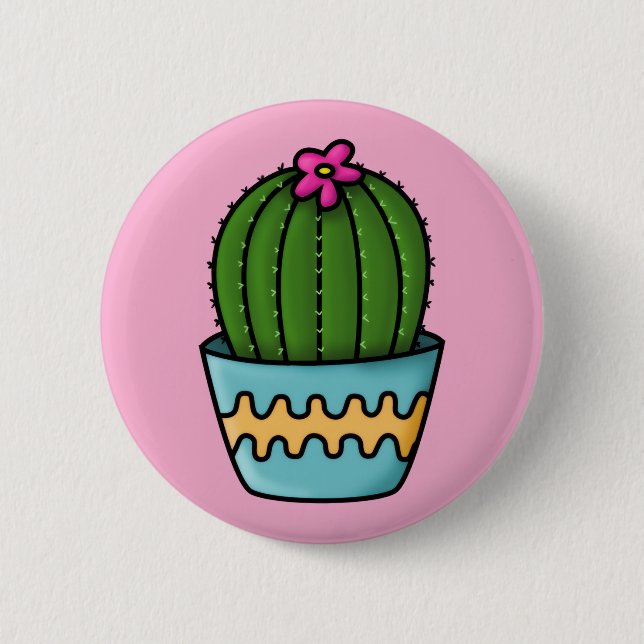 Botton Linha Cactus Button (Vorderseite)