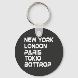 Bottroger New York London Paris Tokio Schlüsselanhänger