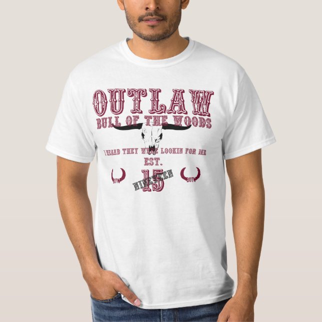 BOTW GEÄCHTETES BASIC-WEISS-T-SHIRT T-Shirt (Vorderseite)