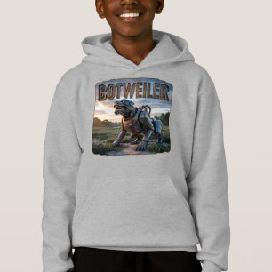 Botweiler Fotografisch – Roboter Rottweiler Lustig Hoodie