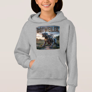 Botweiler Fotografisch – Roboter Rottweiler Lustig Hoodie